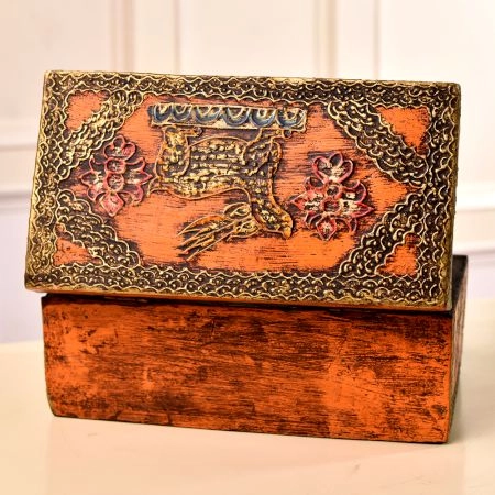 Handcrafted Premium Wooden Box in Antique Finish